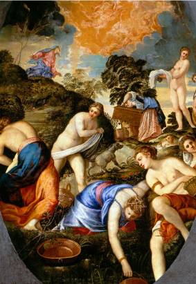 Purification of the Madianite Virgins - Jacopo Robusti Comin Tintoretto