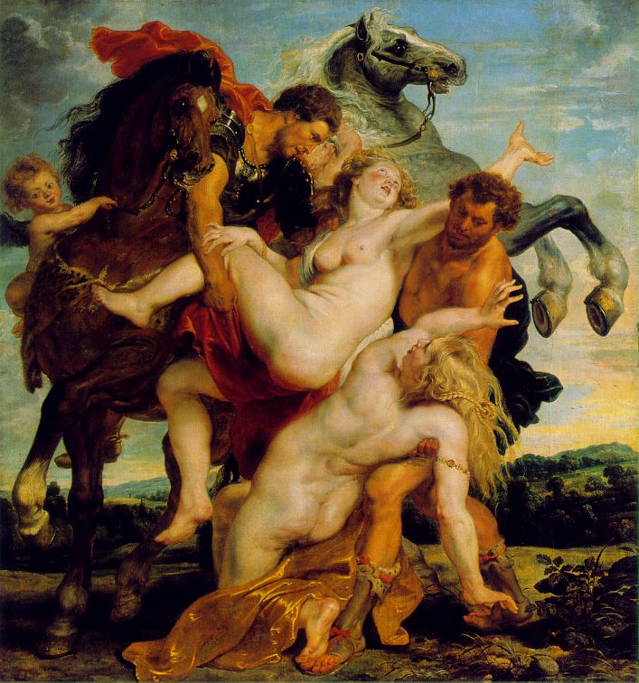 The Rape of the Daughters of Leucippus - Peter Paul Rubens
