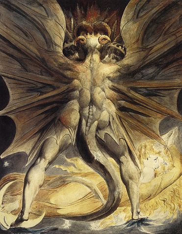 Red Dragon and the Woman Clothed with the Sun - William Blake