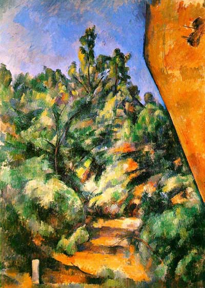Red Rock at Bibemus - Paul Cezanne