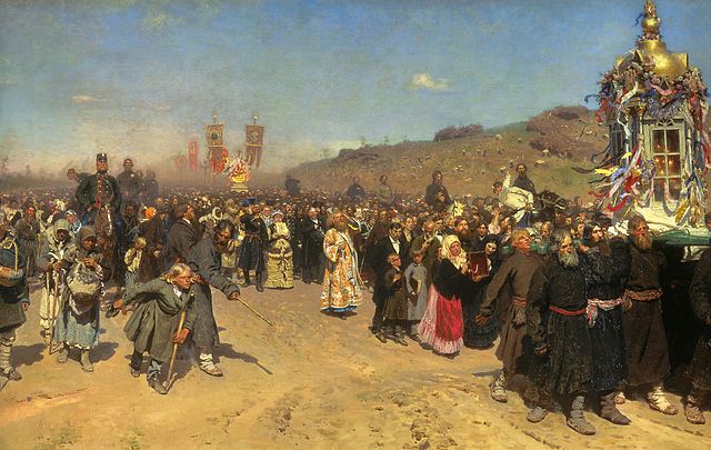Religious Procession in Kursk Province - Ilya Repin