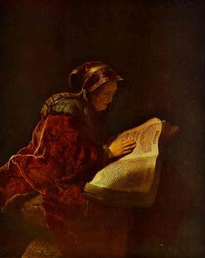 Rembrandt van Rijn - Rembrandt's Mother as Biblical Prophetess Hannah