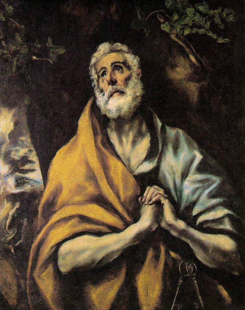 The Repentant Peter - El Greco