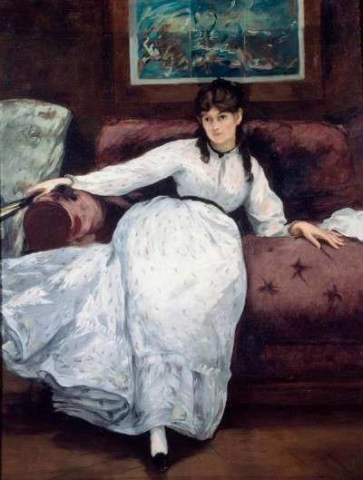 Repose of Berthe Morisot - Edouard Manet
