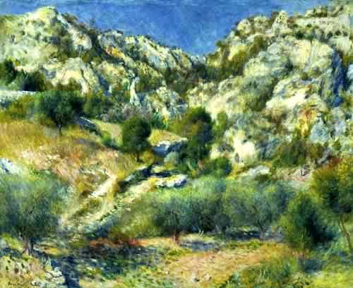 Crag at l'Estaque - Pierre Auguste Renoir