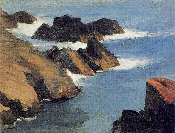 Rocky Sea Shore - Edward Hopper