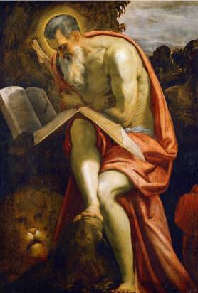 Saint Jerome - Jacopo Robusti Comin Tintoretto