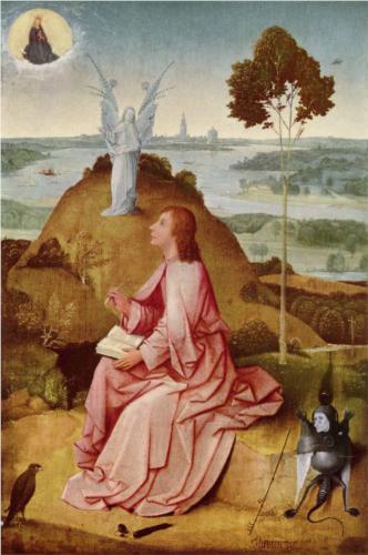 Saint John the Evangelist on Patmos - Hieronymus Bosch