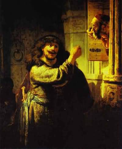 Samson Accusing His Father-in-Law - Rembrandt van Rijn