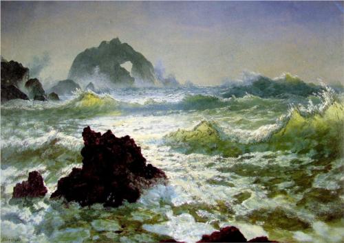 Seal Rock, California - Albert Bierstadt