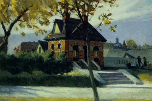 Small Town Station - Edward Hopper