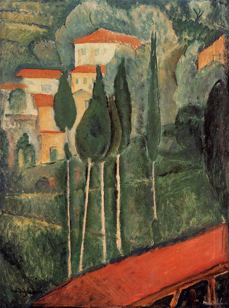 Southern France Landscape - Amedeo Modigliani