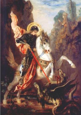 St. George & the Dragon - Gustave Moreau