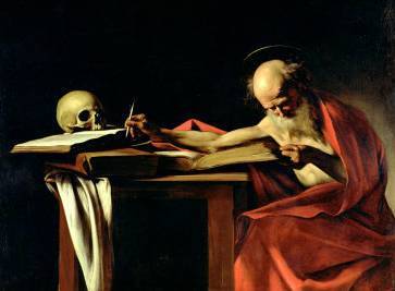 St. Jerome Writing - Michelangelo Merisi da Caravaggio
