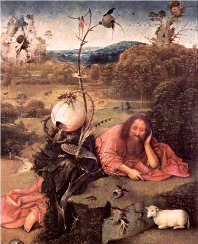 St. John the Baptist in Meditation - Hieronymus Bosch