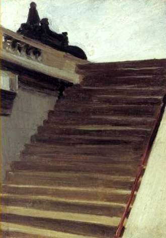 Steps in Paris - Edward Hopper