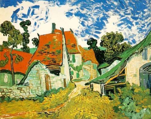 Street in Auvers - Vincent van Gogh