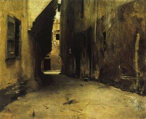Street in Venice II - John Singer Sargent