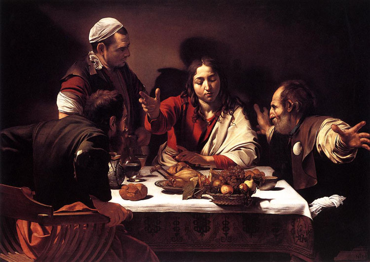 Supper at Emmaus - Michelangelo Merisi da Caravaggio