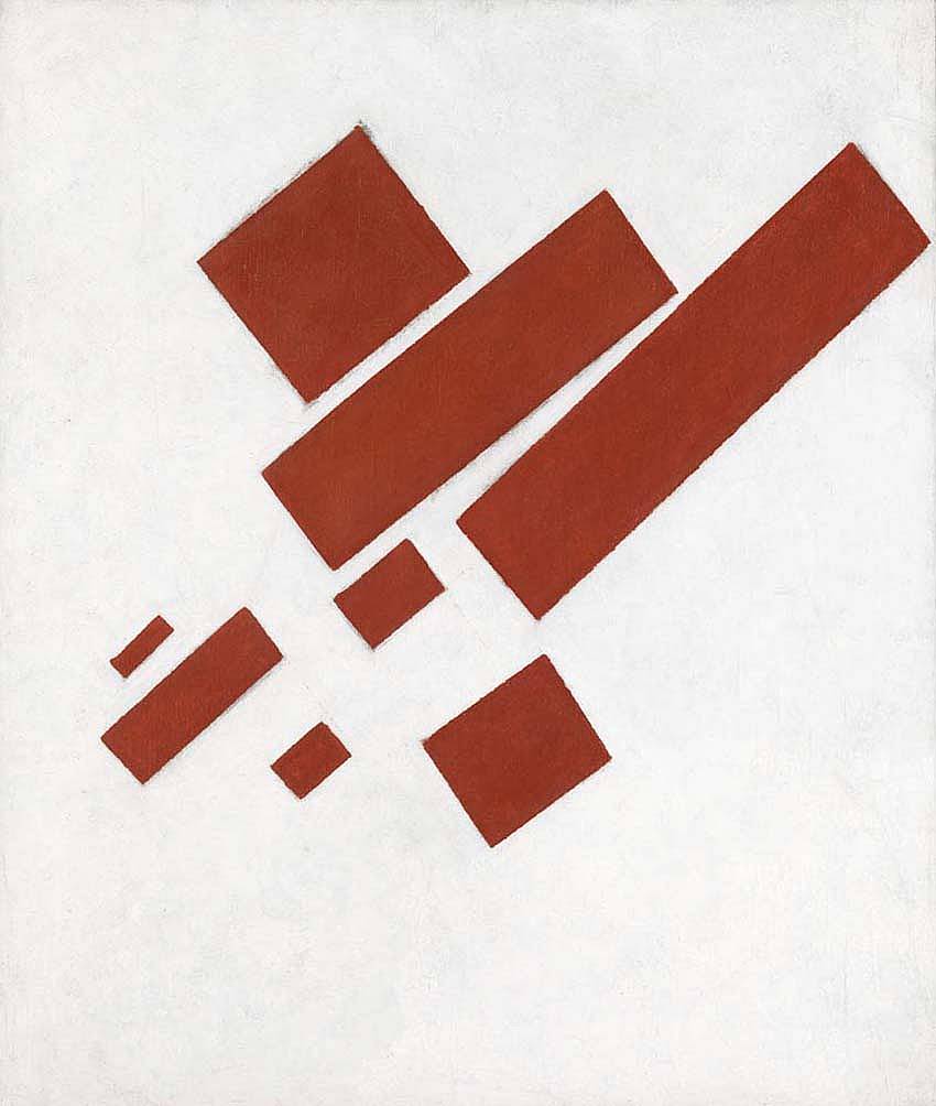 Suprematist Eight Red Rectangles 1915 - Kazimir Malevich