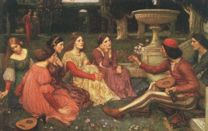 Tale from the Decameron - John William Waterhouse
