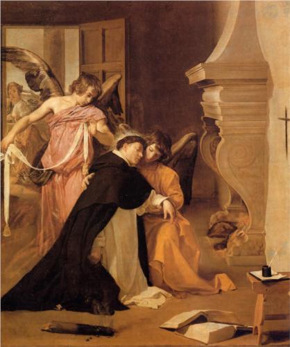 Temptation of St. Thomas Aquinas - Diego Velazquez