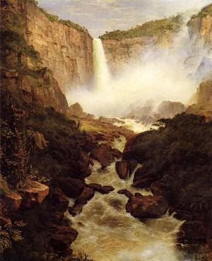 Tequendama Falls near Bogota - Frederic Edwin Church