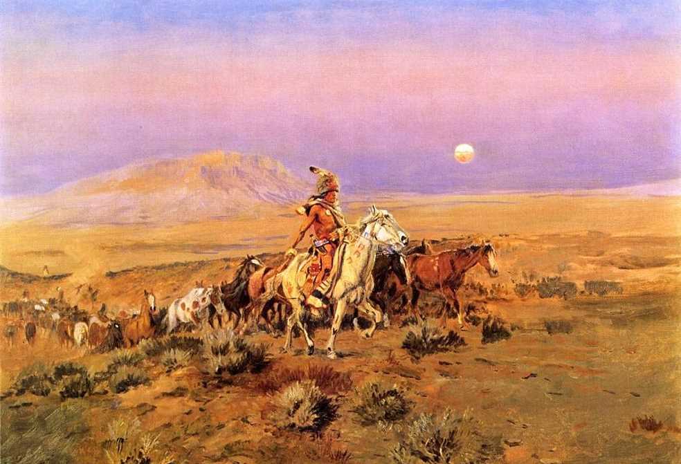 The Horse Thieves - Charles M Russell