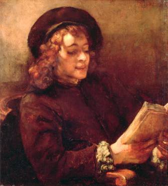Titus Reading - Rembrandt van Rijn