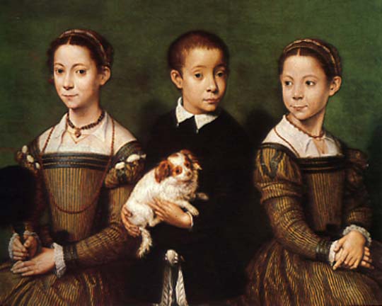 Two Sisters and a Brother - Sofonisba Anguissola