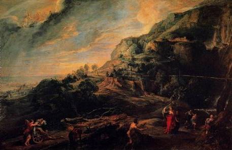 Ulysses on the Island of the Phaeacians - Peter Paul Rubens