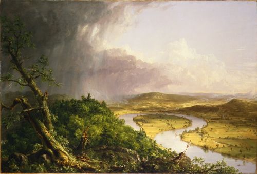 View from Mount Holyoke after a Thunderstorm (The Oxbow) - Thomas Cole