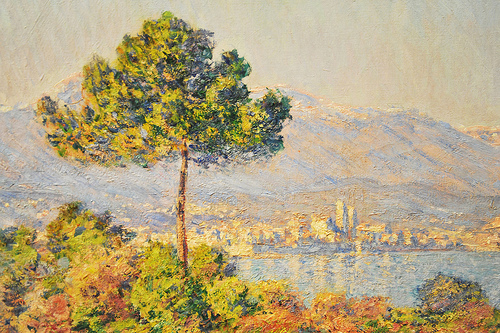 View of Plateau Notre-Dame (Antibes) - Claude Monet