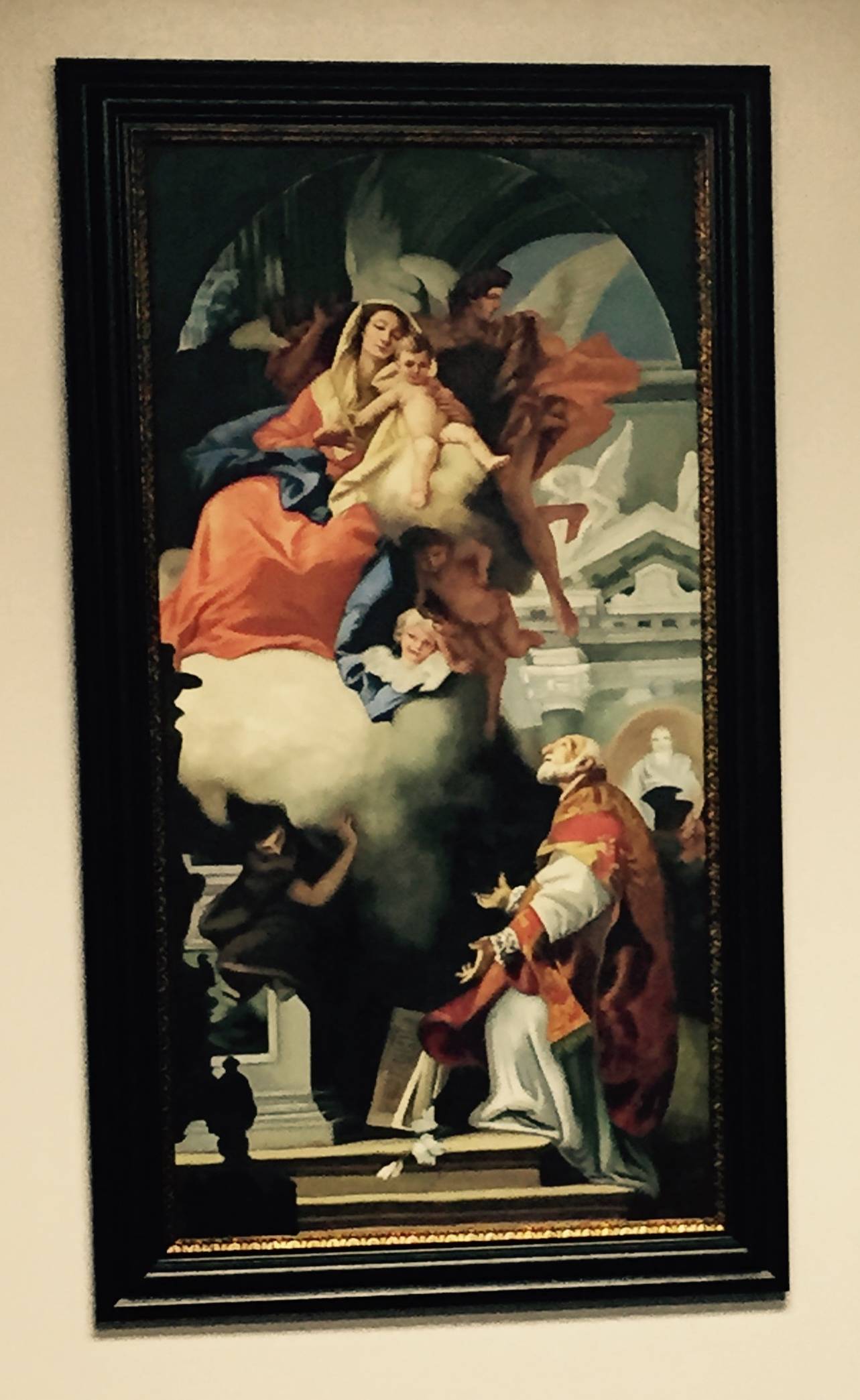 Virgin Appearing to St Philip Neri - Giovanni Battista Tiepolo