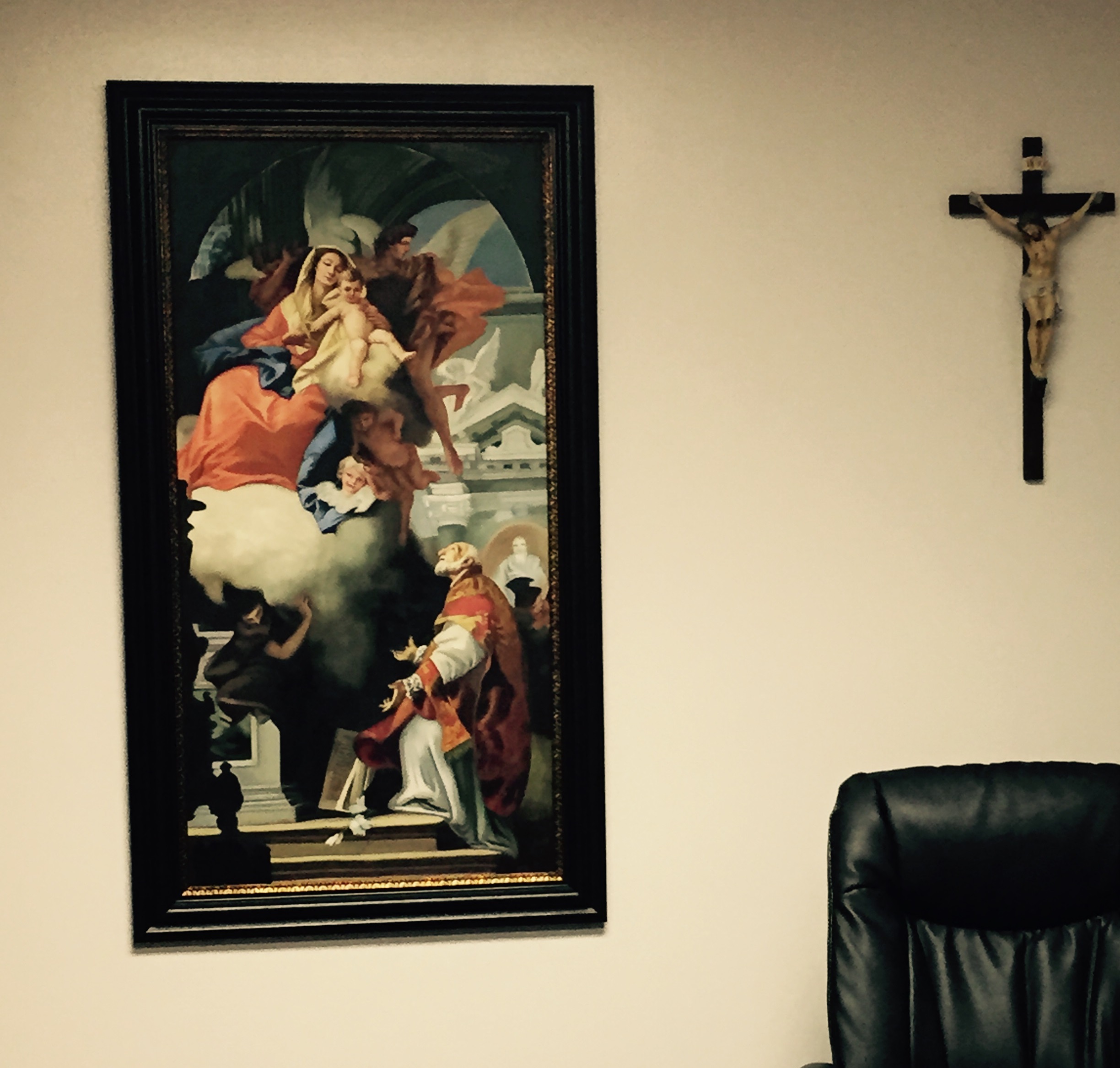 /Virgin Appearing to St Philip Neri - Giovanni Battista Tiepolo