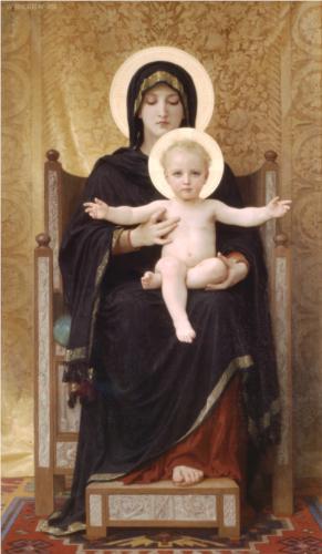 Virgin and Child - William Adolphe Bouguereau