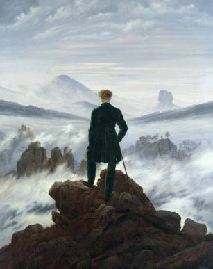 Wanderer Above the Sea of Fog - Caspar David Friedrich