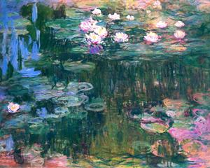 Water Lilies VI 1914-1917 - Claude Monet