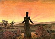 Woman in Front of the Setting Sun - Caspar David Friedrich