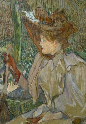 Woman with Gloves (Honorine Platzer) - Henri de Toulouse Lautrec