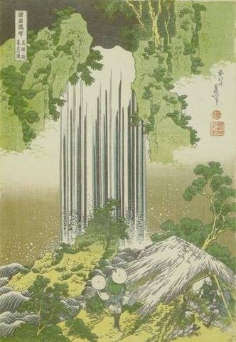 Yoro Waterfall in Mino Province - Katsushika Hokusai
