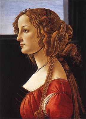 Young Woman - Sandro Botticelli