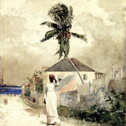 Along the Road, Bahamas - Winslow Homer
