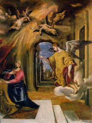 The Annunciation - El Greco