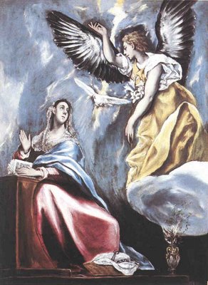 Annunciation II - El Greco