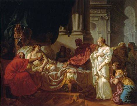 Antiochus & Stratonice - Jacques Louis David