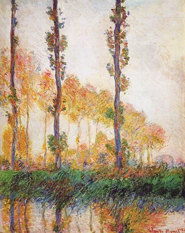 Autumn Poplars 1891 - Claude Monet