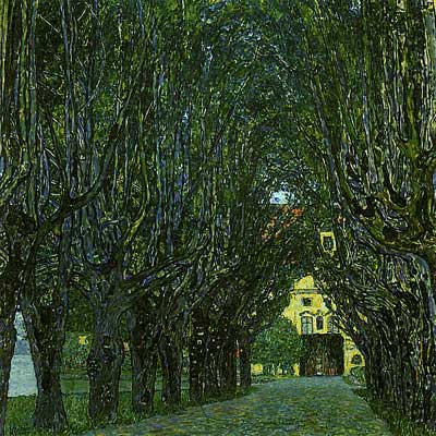 Avenue in Schlob Kammer Park - Gustav Klimt