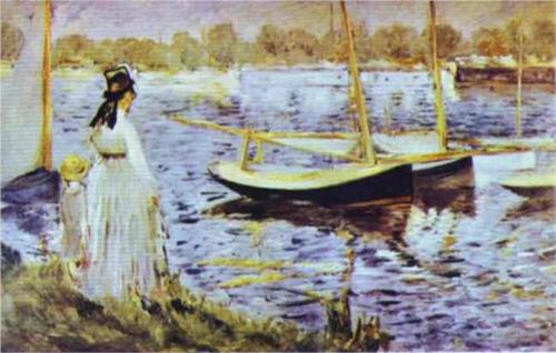 Banks of the Seine at Argenteuil - Edouard Manet