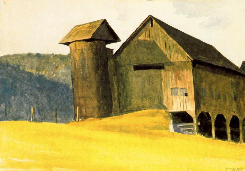 Barn and Silo - Edward Hopper